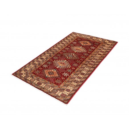 Tappeto Kazak Fine Pakistan marrone giallo 92x152