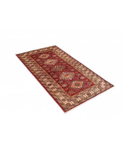 Tappeto Kazak Fine Pakistan marrone giallo 92x152