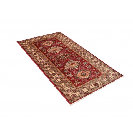 Tappeto Kazak Fine Pakistan marrone giallo 92x152