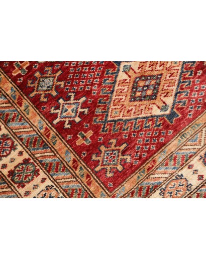 Tappeto Kazak Fine Pakistan marrone giallo 92x152