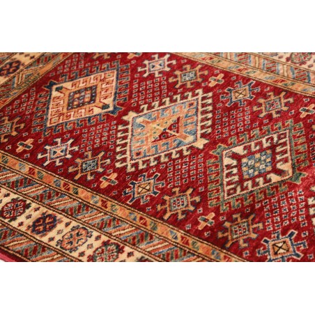 Tappeto Kazak Fine Pakistan marrone giallo 92x152