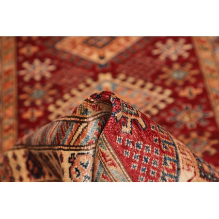 Tappeto Kazak Fine Pakistan marrone giallo 92x152