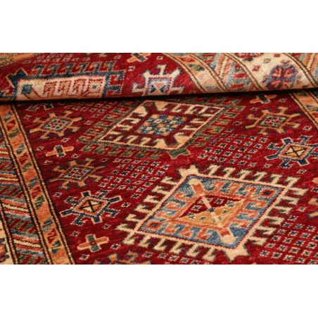 Tappeto Kazak Fine Pakistan marrone giallo 92x152