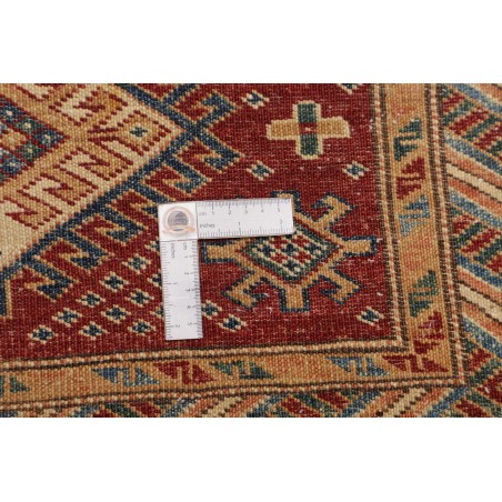 Tappeto Kazak Fine Pakistan marrone giallo 92x152