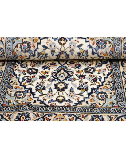 Tappeto Kashan Fine Persia beige grigio 96x150