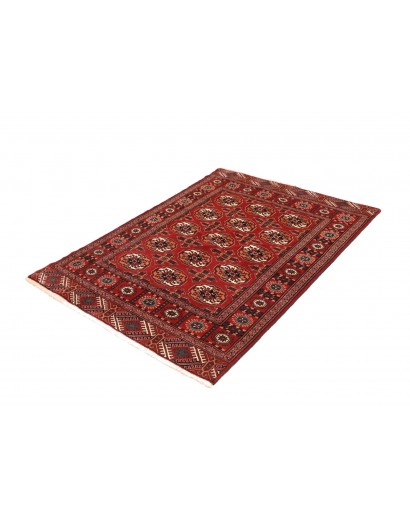 Tappeto Torkaman Persia marrone blu 108x150