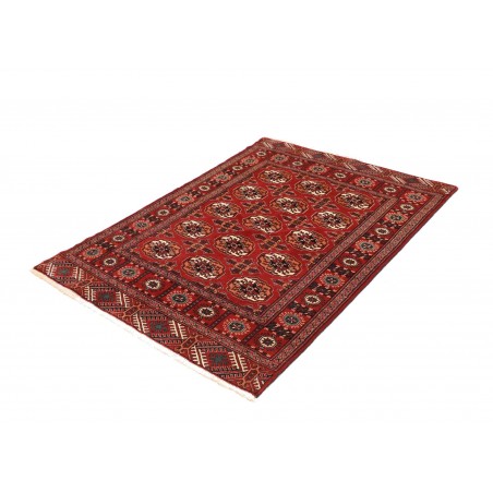 Tappeto Torkaman Persia marrone blu 108x150