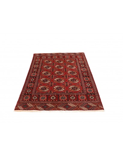 Tappeto Torkaman Persia marrone blu 108x150