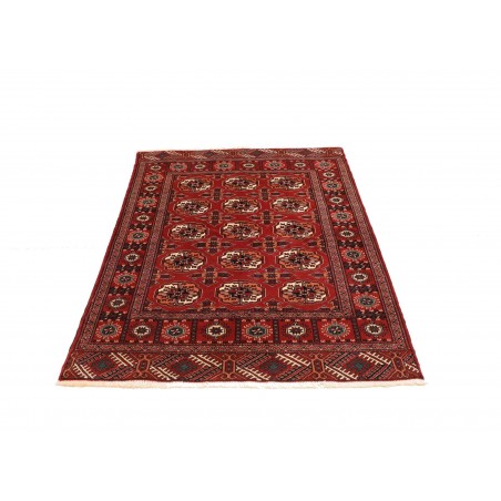 Tappeto Torkaman Persia marrone blu 108x150