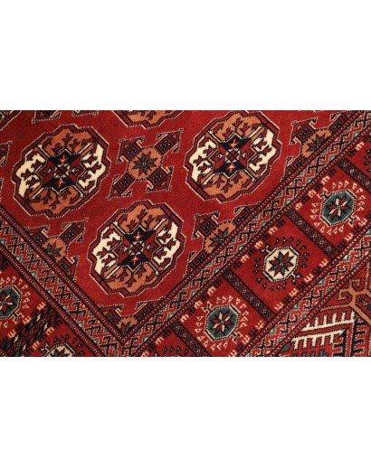 Tappeto Torkaman Persia marrone blu 108x150