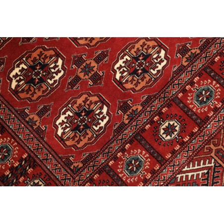 Tappeto Torkaman Persia marrone blu 108x150