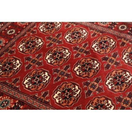 Tappeto Torkaman Persia marrone blu 108x150