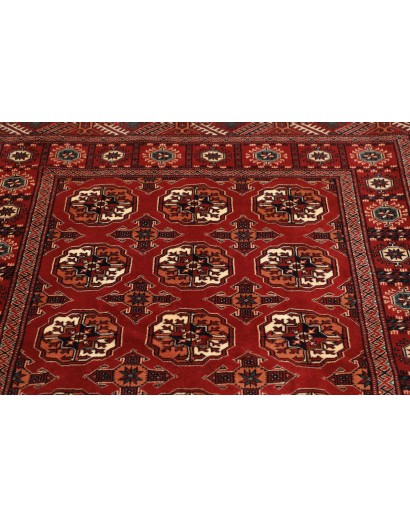 Tappeto Torkaman Persia marrone blu 108x150