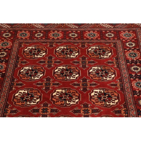 Tappeto Torkaman Persia marrone blu 108x150