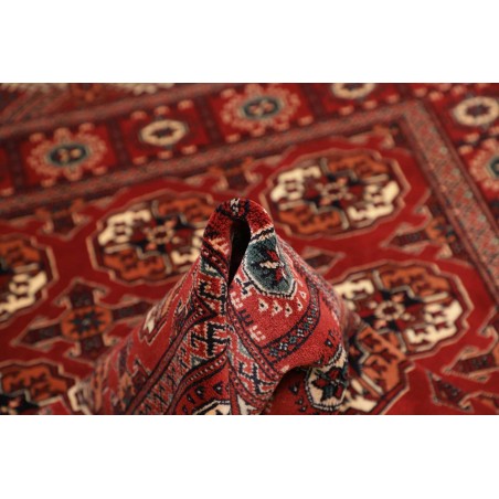 Tappeto Torkaman Persia marrone blu 108x150