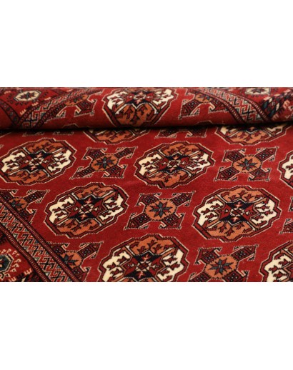 Tappeto Torkaman Persia marrone blu 108x150