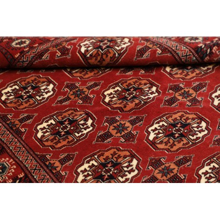 Tappeto Torkaman Persia marrone blu 108x150