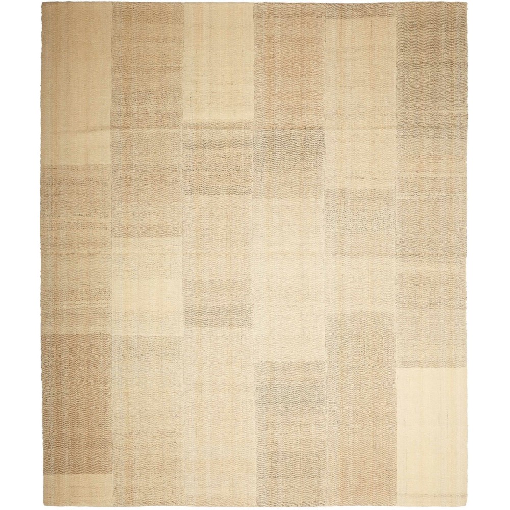 Tappeto Kilim Persia marrone giallo 254x300 Tappeto Kilim Persia marrone giallo 254x300
