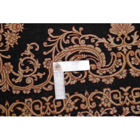 Tappeto Ghom seta Persia marrone 200x200