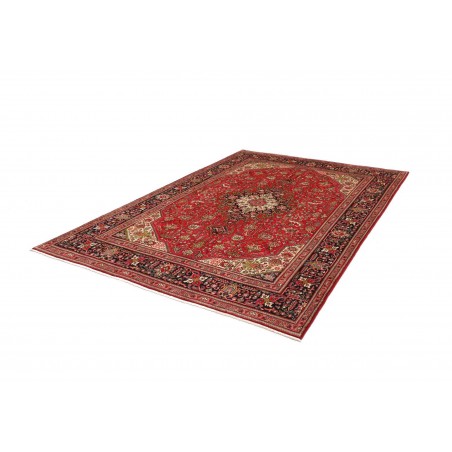 Tappeto Tabriz Persia marrone giallo 200x288