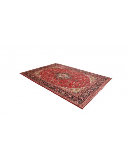 Tappeto Tabriz Persia marrone giallo 200x288