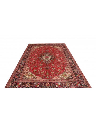 Tappeto Tabriz Persia marrone giallo 200x288