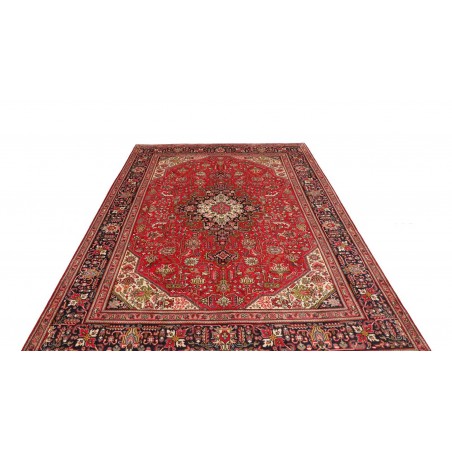Tappeto Tabriz Persia marrone giallo 200x288