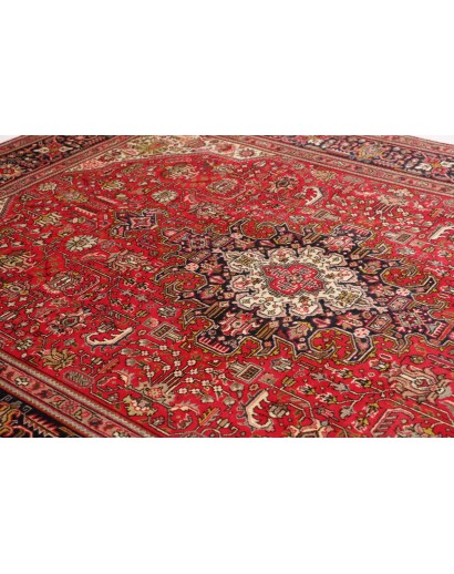Tappeto Tabriz Persia marrone giallo 200x288