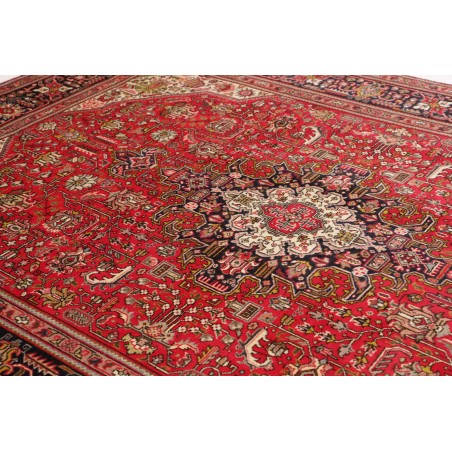 Tappeto Tabriz Persia marrone giallo 200x288