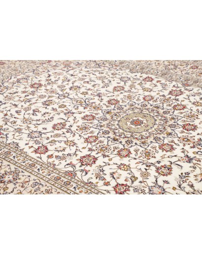 Tappeto Kashan Persia bianco 195x300