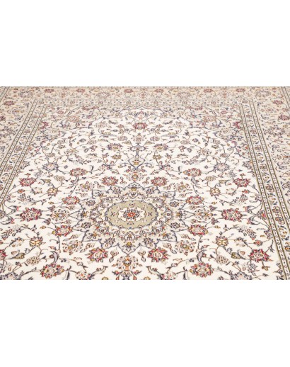 Tappeto Kashan Persia bianco 195x300