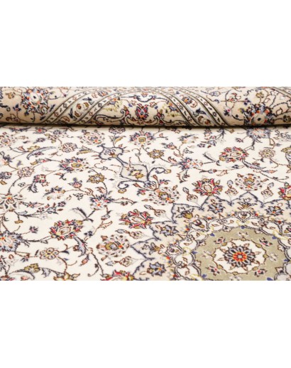 Tappeto Kashan Persia bianco 195x300