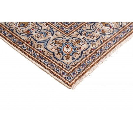 Tappeto Kashan Persia beige grigio 195x297