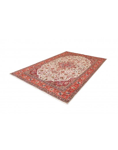 Tappeto Tabriz Persia marrone beige 202x298