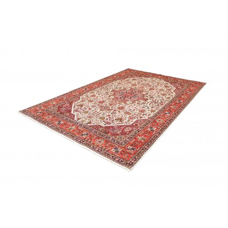 Tappeto Tabriz Persia marrone beige 202x298