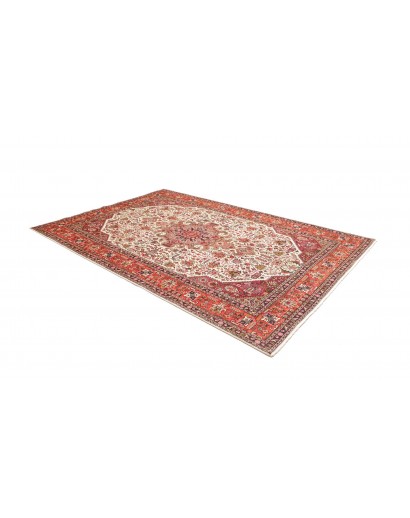 Tappeto Tabriz Persia marrone beige 202x298