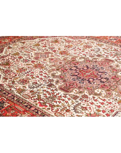 Tappeto Tabriz Persia marrone beige 202x298