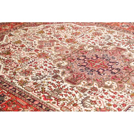 Tappeto Tabriz Persia marrone beige 202x298