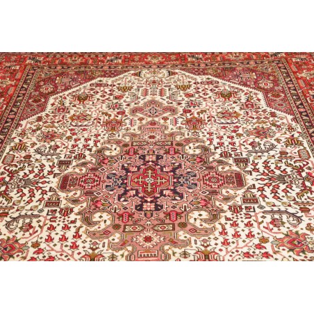 Tappeto Tabriz Persia marrone beige 202x298
