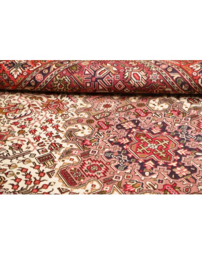 Tappeto Tabriz Persia marrone beige 202x298