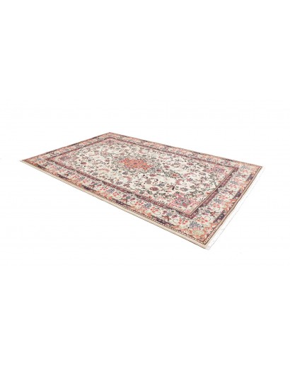 Tappeto Kashan Persia bianco grigio 198x302