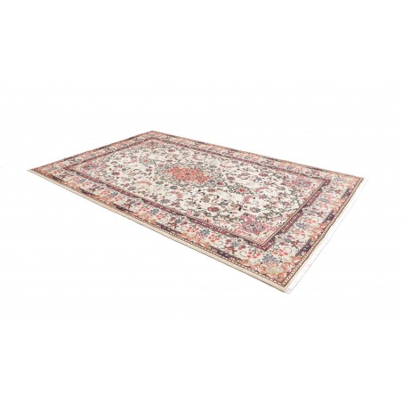 Tappeto Kashan Persia bianco grigio 198x302
