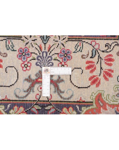 Tappeto Kashan Persia bianco grigio 198x302