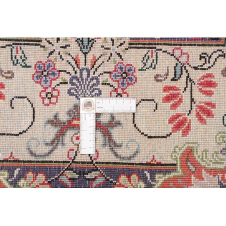 Tappeto Kashan Persia bianco grigio 198x302
