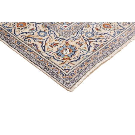 Tappeto Kashan Persia bianco grigio 202x303