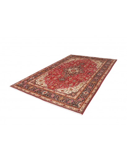 Tappeto Tabriz Persia marrone giallo 195x288
