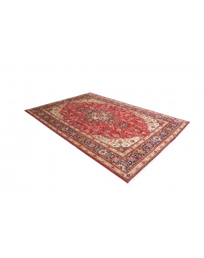 Tappeto Tabriz Persia marrone giallo 195x288