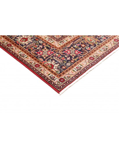 Tappeto Tabriz Persia marrone giallo 195x288