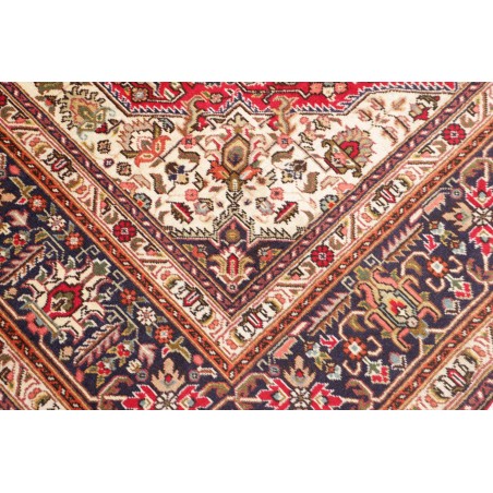 Tappeto Tabriz Persia marrone giallo 195x288
