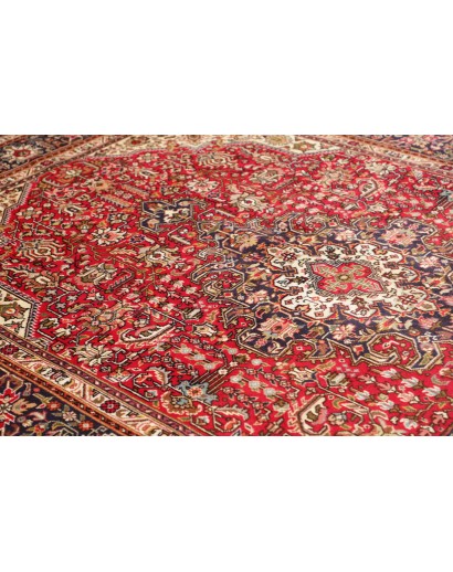 Tappeto Tabriz Persia marrone giallo 195x288